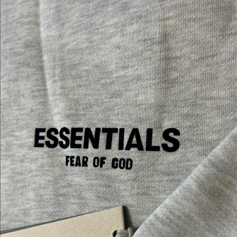 Fear of God ESSENTIALS Light Oatmeal Hoodie - Picture 5 of 15